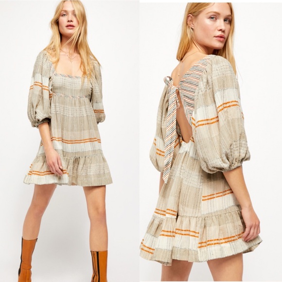 Free People Dresses & Skirts - 🎉HP🎉 Free People All Lined Up Mini Dress